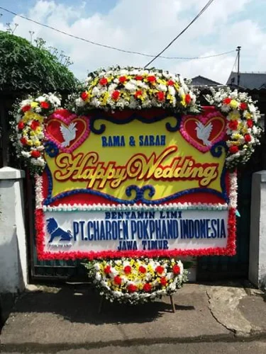 Karangan Bunga Pernikahan Pangkep
